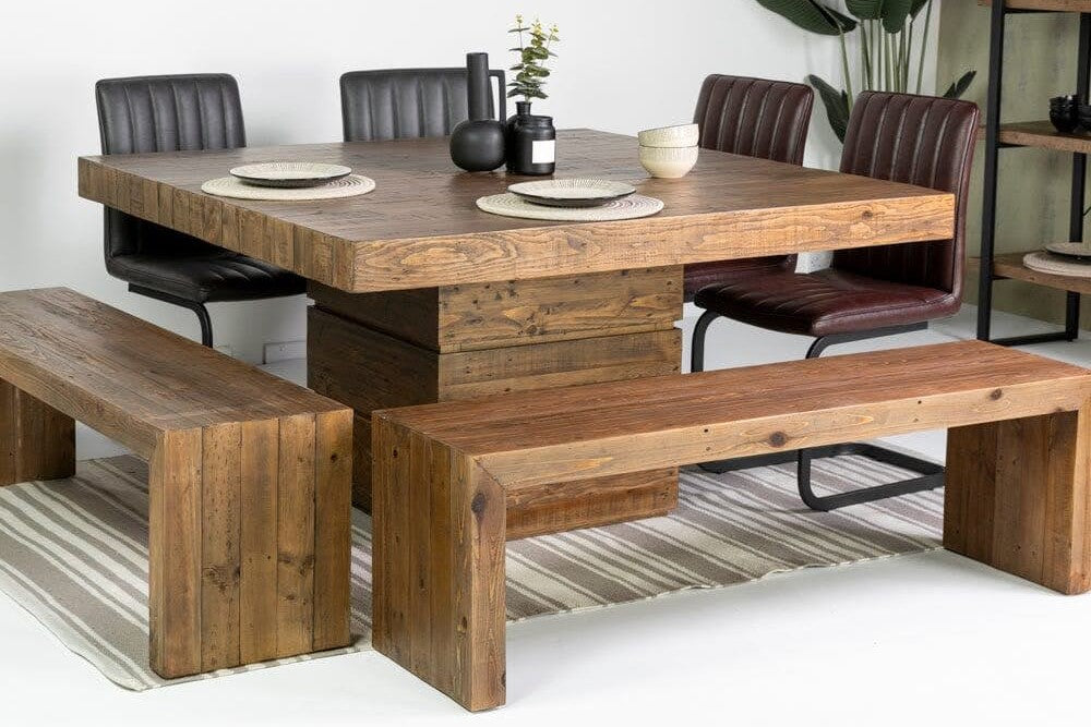 The Perfect Space-Saver: Extendable Dining Tables with Benches