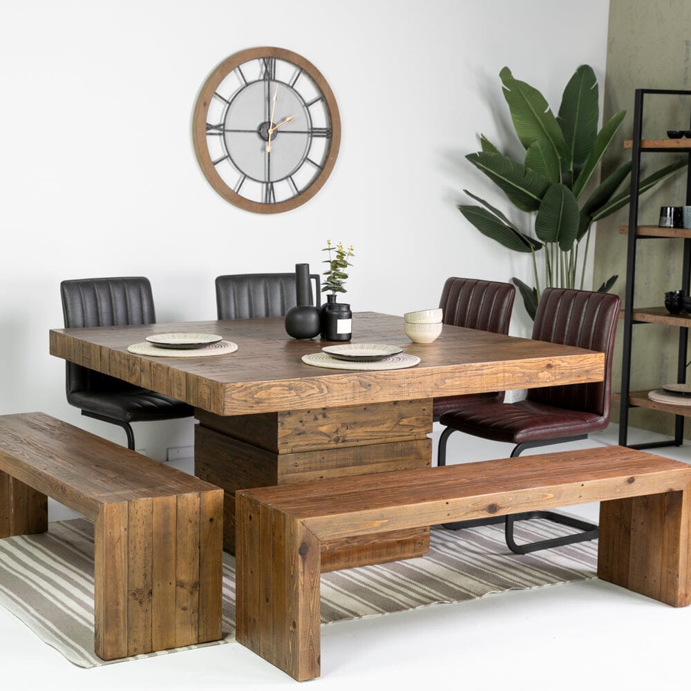 The Perfect Space-Saver: Extendable Dining Tables with Benches