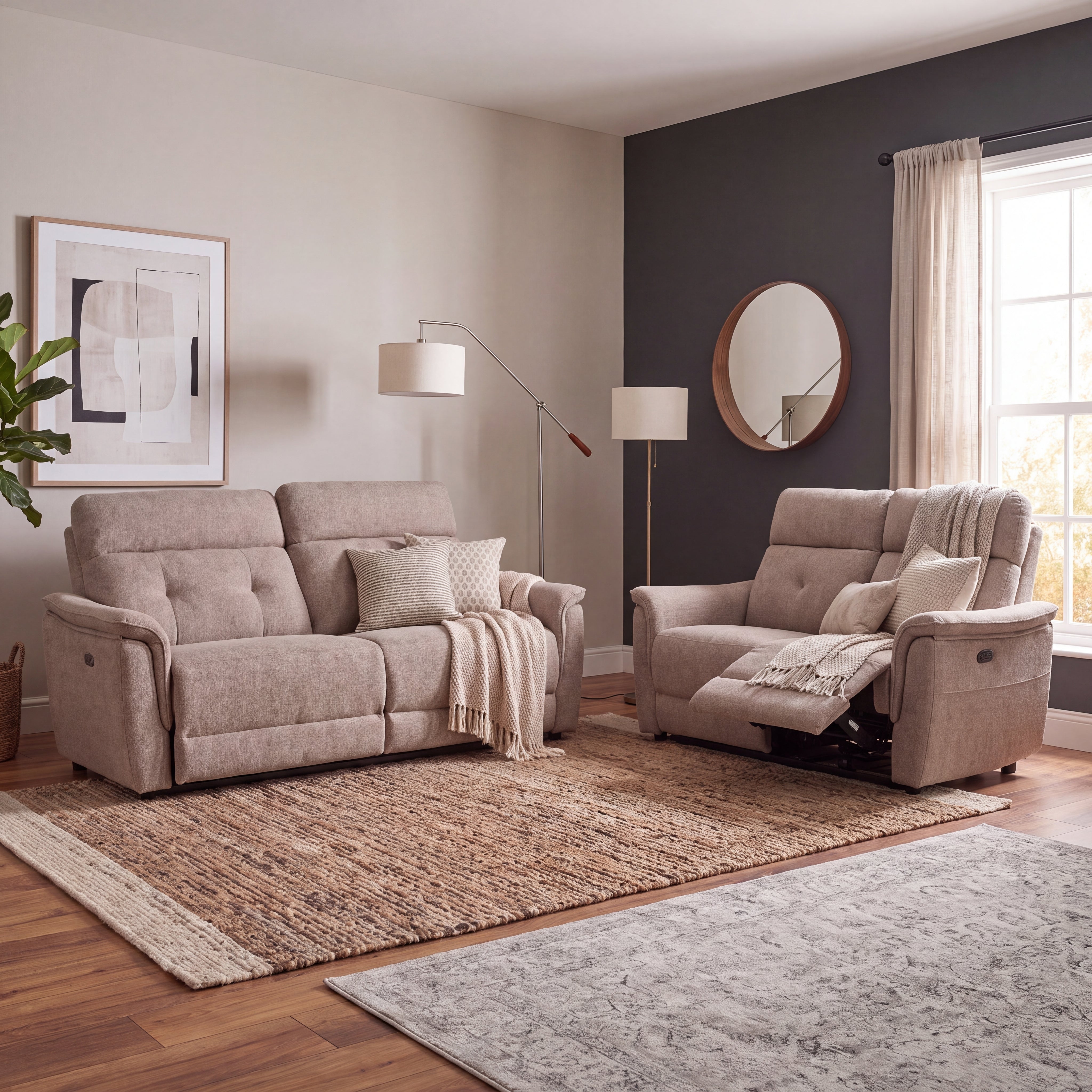 Maximo 3 & 2 Seater Power Recliner Package Deal