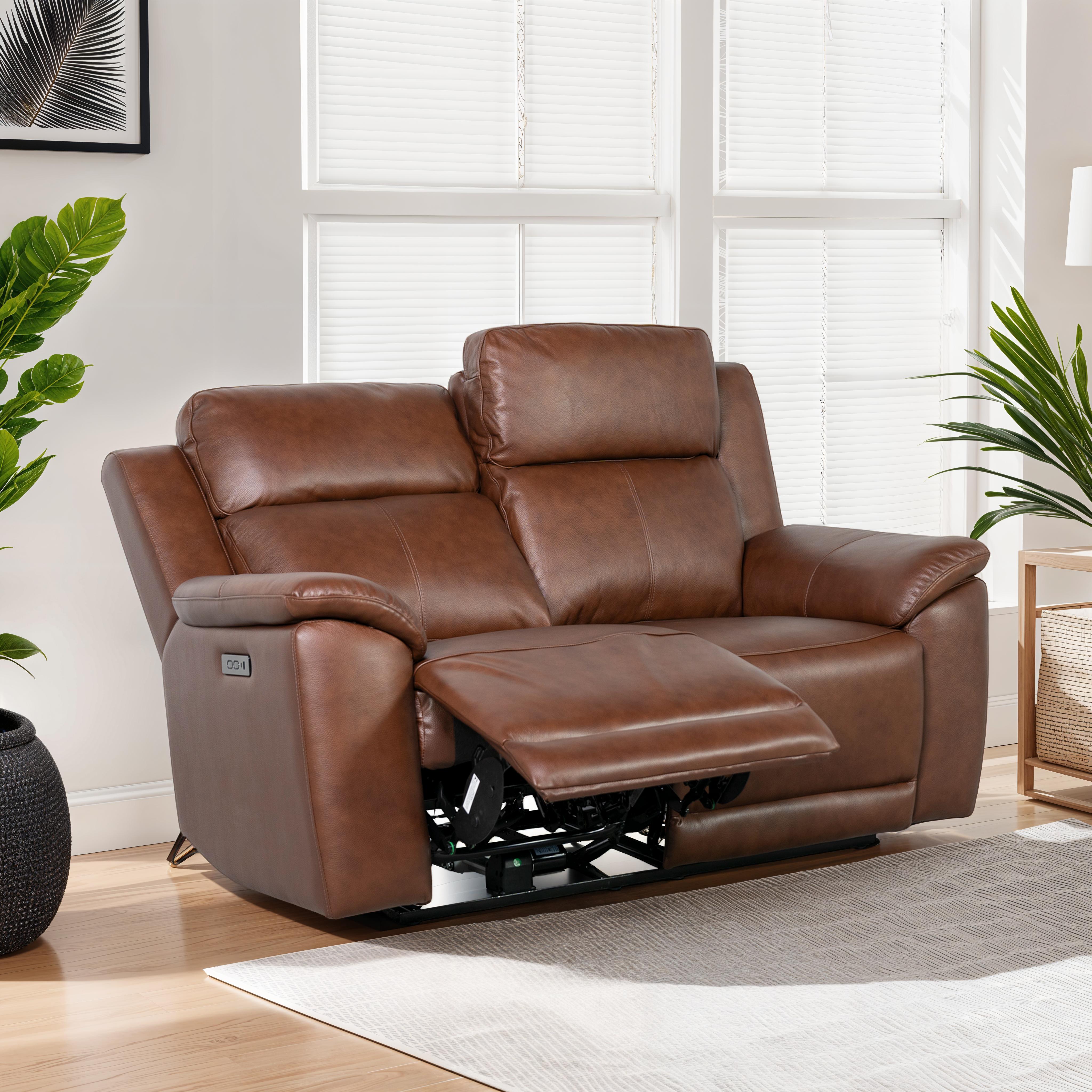 New Hampshire 2 Seater Leather Power Recliner Sofa