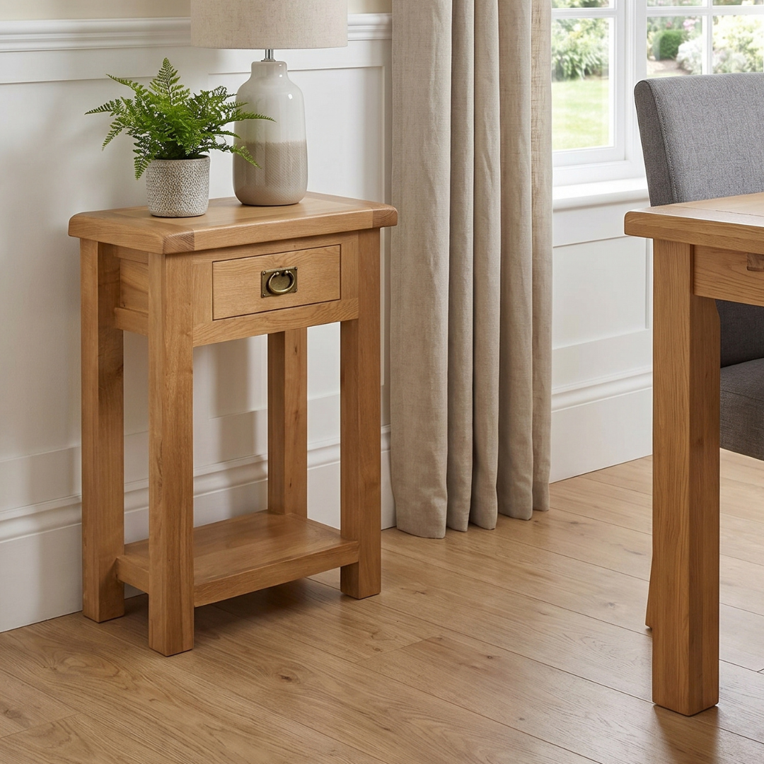 Cheltenham Oak Telephone Table