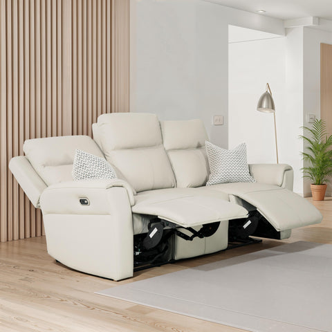 Chievo Leather 3 Seater Power Recliner Sofa
