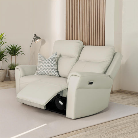 Chievo Leather 2 Seater Power Recliner Sofa