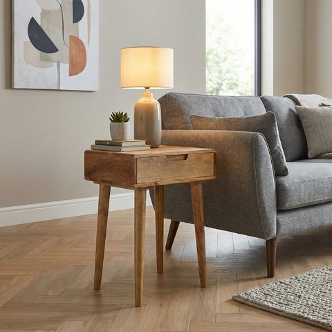 Santa Maria 1 Drawer Lamp Table