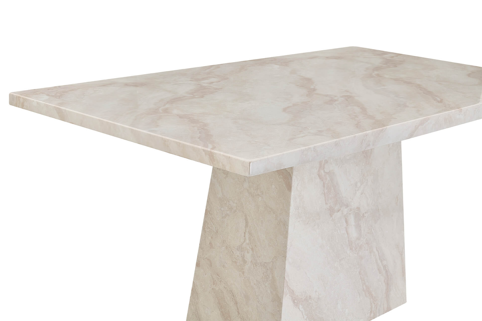 Alpus Marble 160cm Fixed Top Dining Table