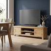 Cheltenham Oak Extra Large Low Line Media Unit