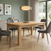 Cheltenham Oak Fixed Top Dining Table 1500mm