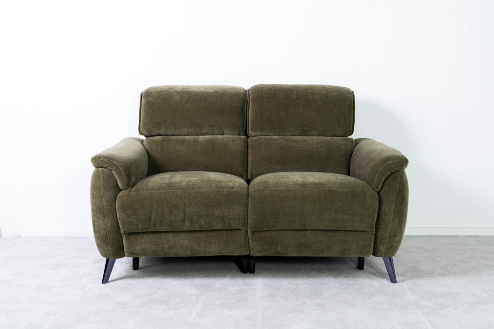 Wesley 2 Seater Power Fabric Recliner Sofa