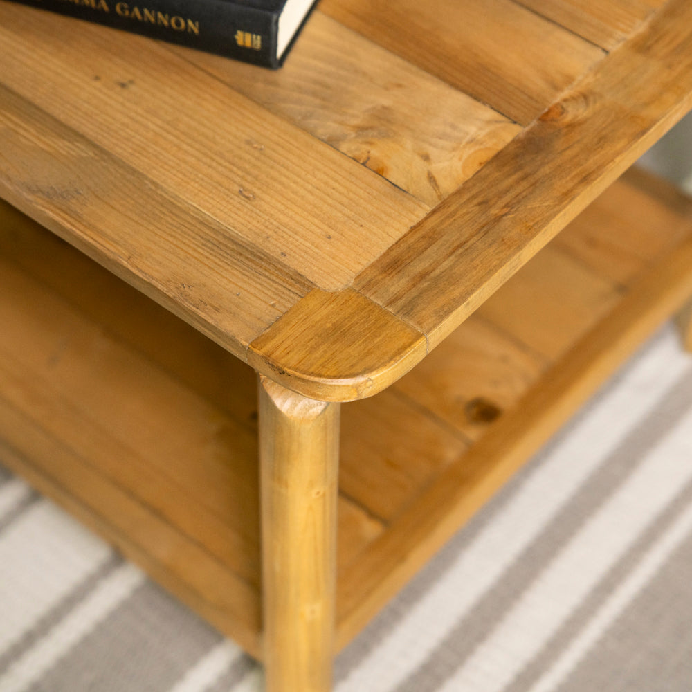 Scandi Coffee Table With Shelf