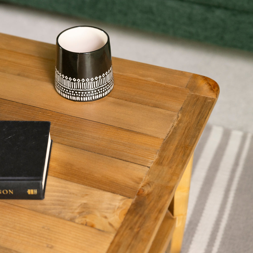 Scandi Coffee Table With Shelf