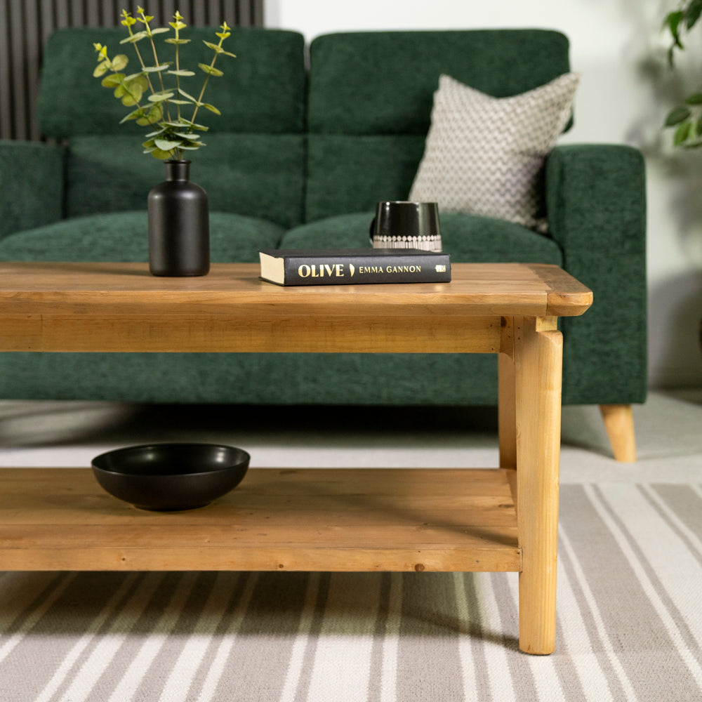 Scandi Coffee Table With Shelf