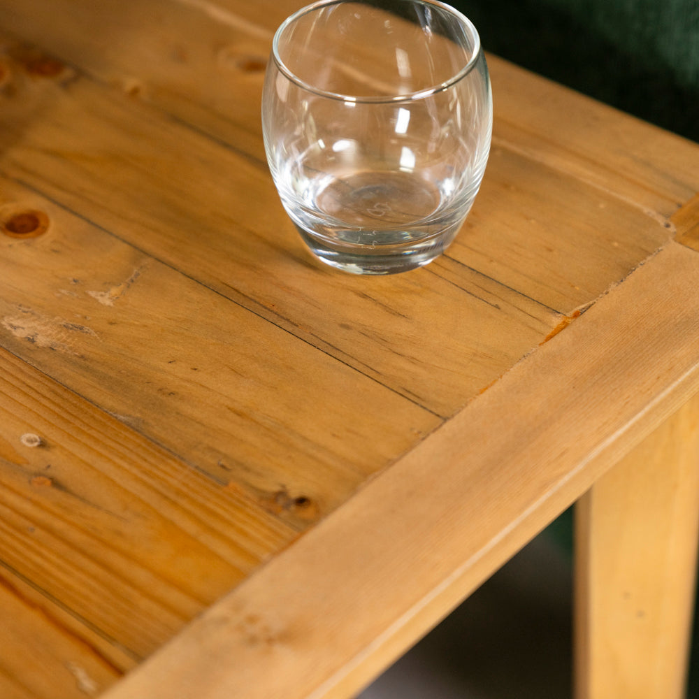 Scandi Lamp table With Shelf