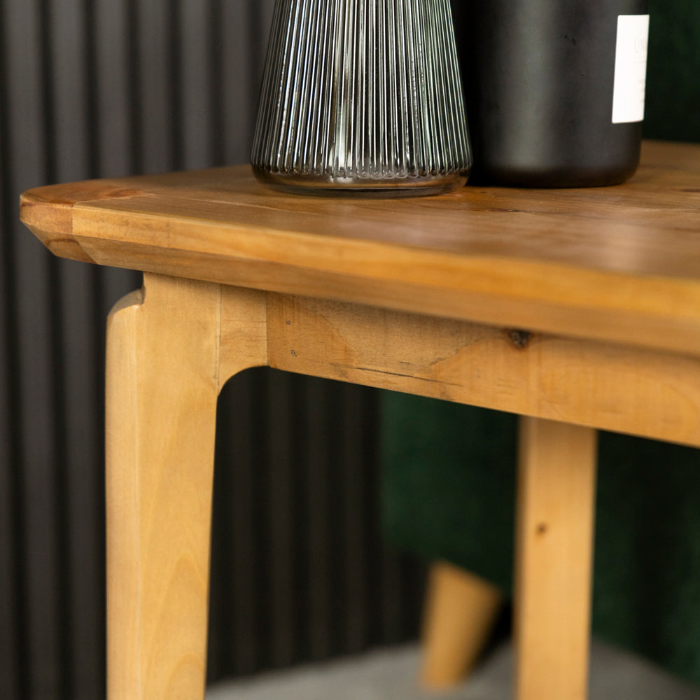 Scandi Lamp table With Shelf