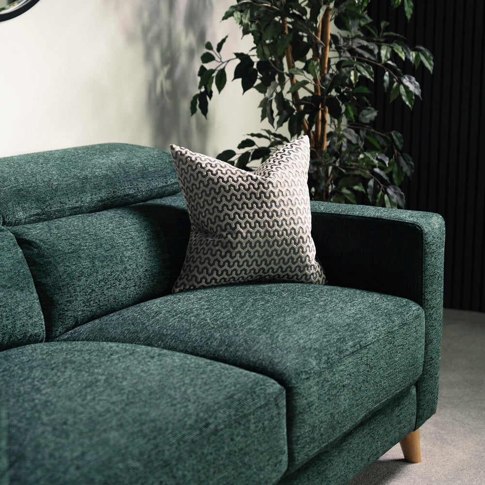 Olive 3 Seater Ratchet Headrest Sofa