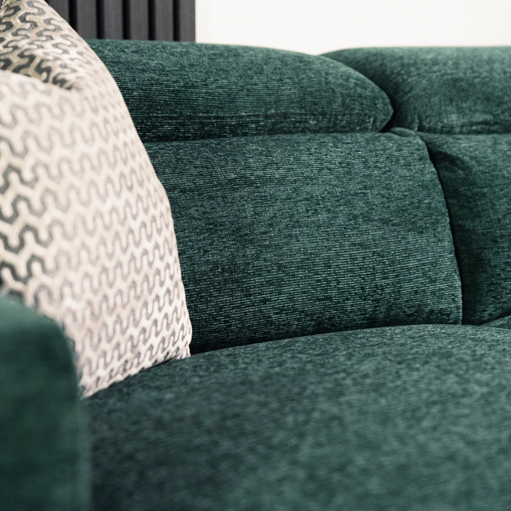 Olive 3 Seater Ratchet Headrest Sofa