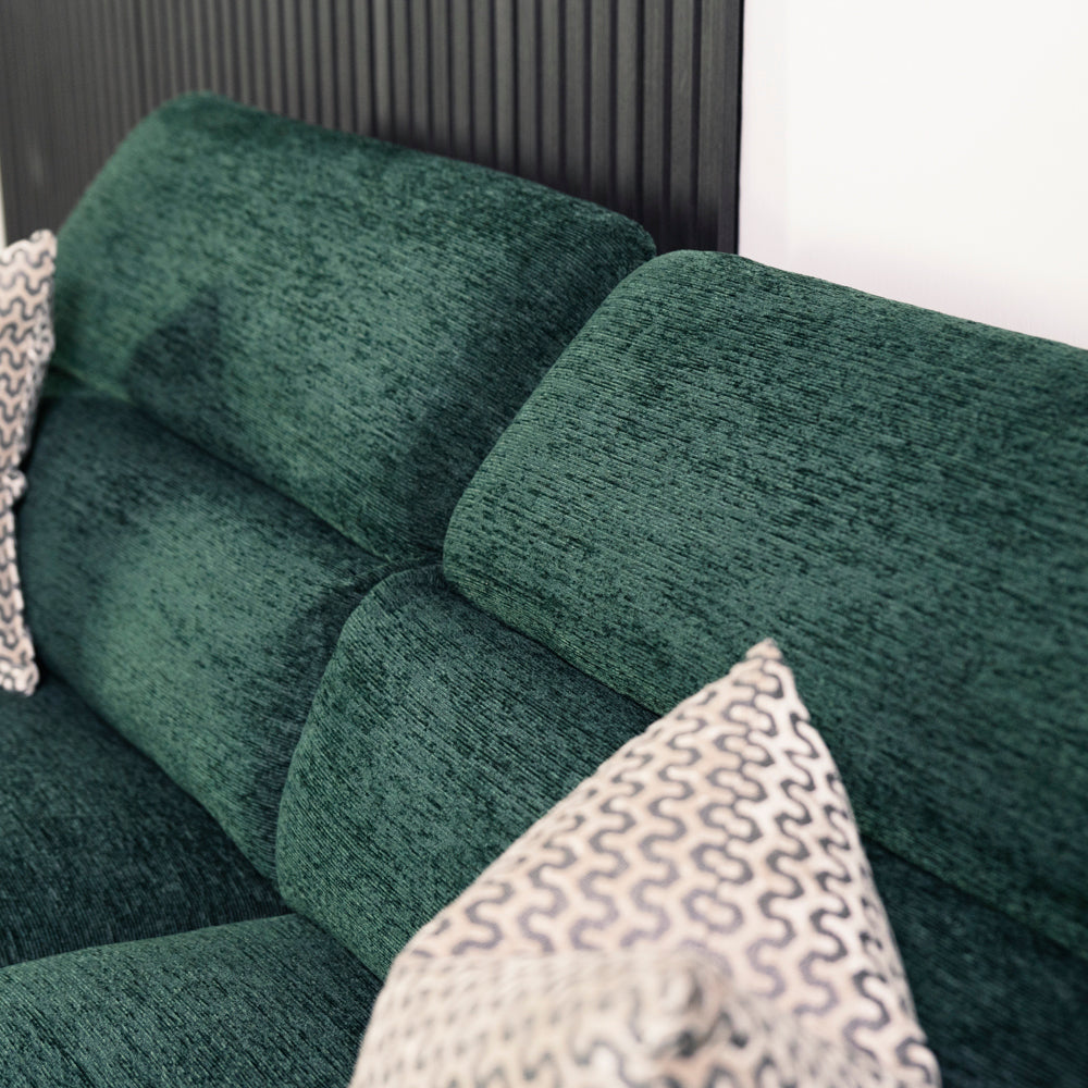 Olive 3 Seater Ratchet Headrest Sofa