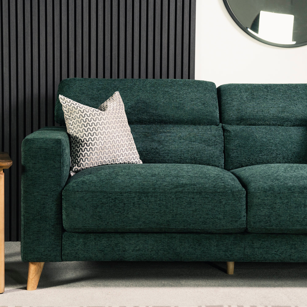 Olive 3 Seater Ratchet Headrest Sofa