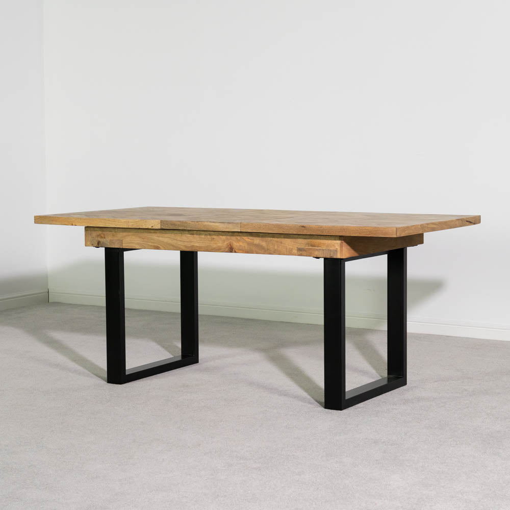 Nautilus Mango Wood Extending Dining Table