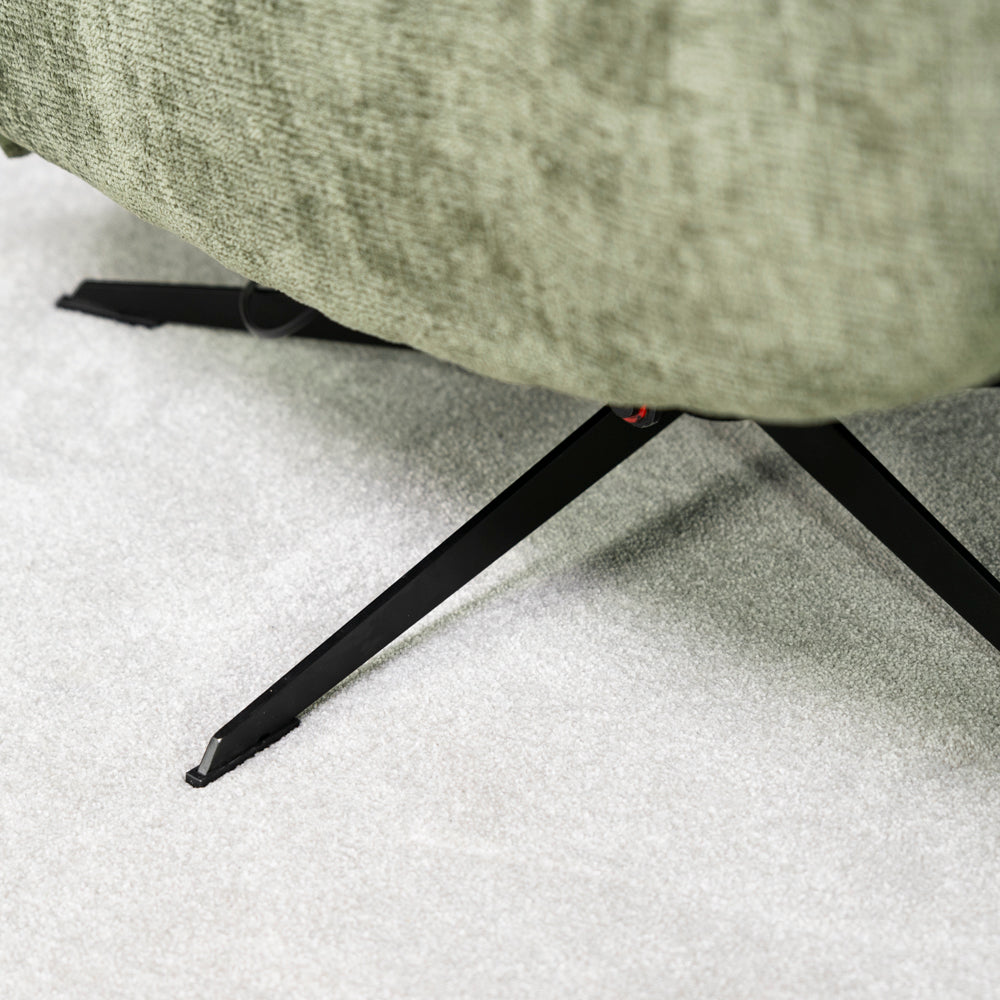 Bali Swivel Power Recliner Chair (Sage Green)