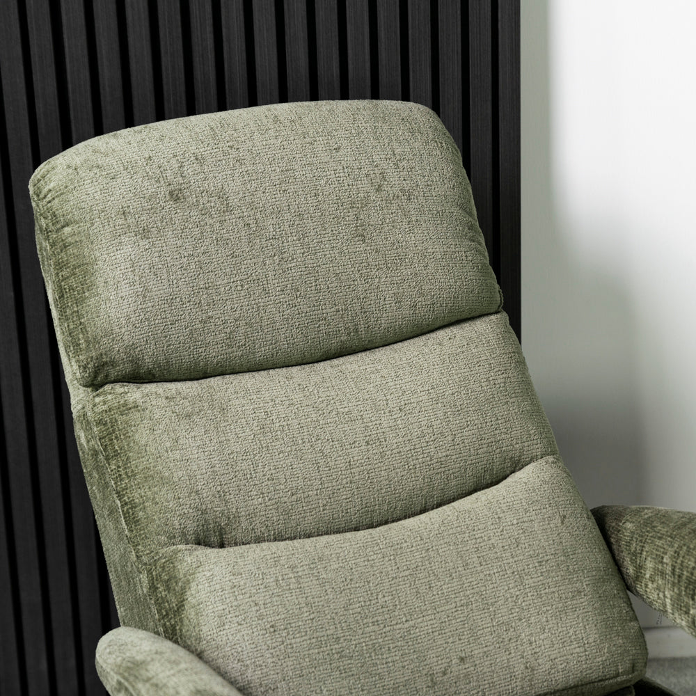 Bali Swivel Power Recliner Chair (Sage Green)