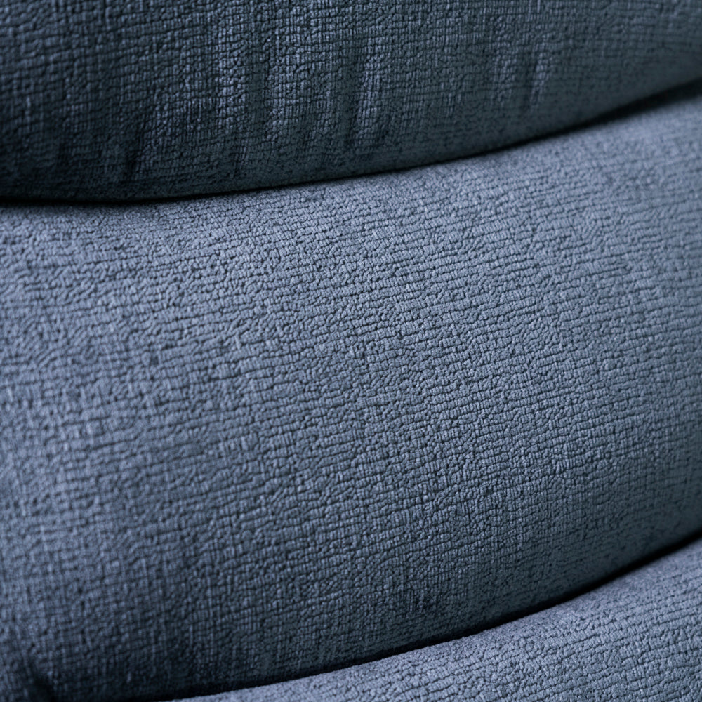 Bali Swivel Power Recliner Chair (Navy Blue)