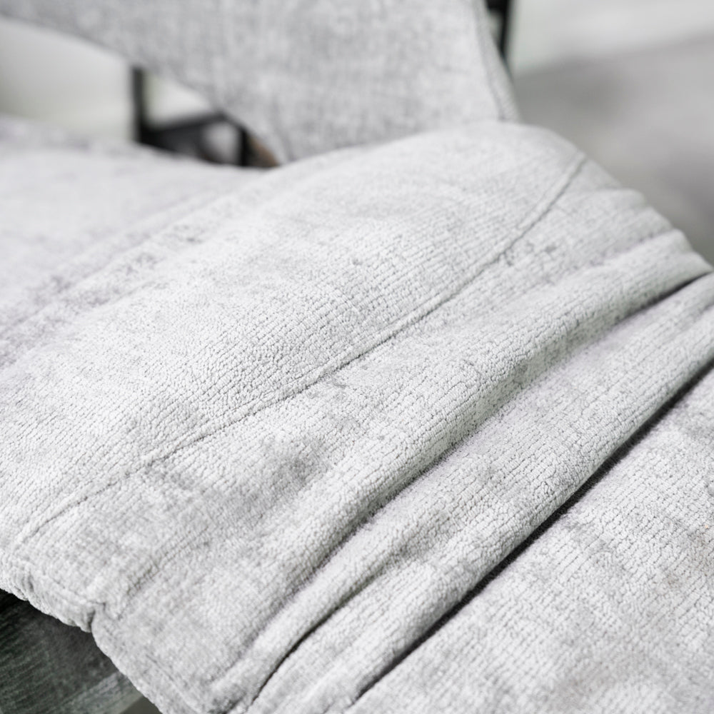 Bali Swivel Power Recliner Chair (Light Grey)