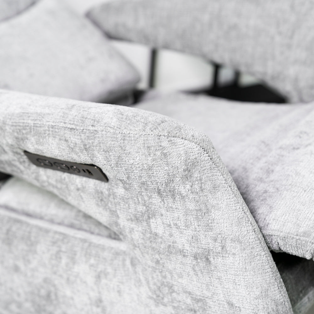 Bali Swivel Power Recliner Chair (Light Grey)