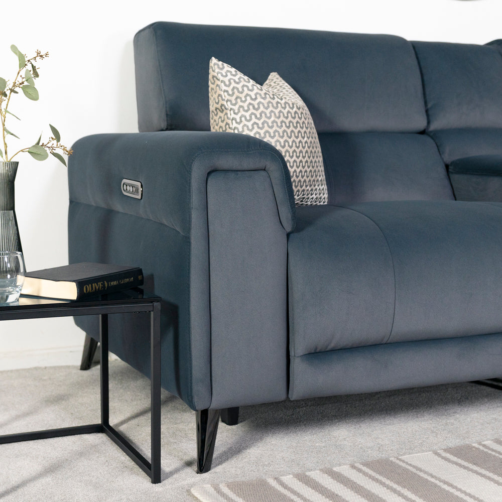 Optima 3 Seater Recliner Power Headrest Tilt With Sofa Screen