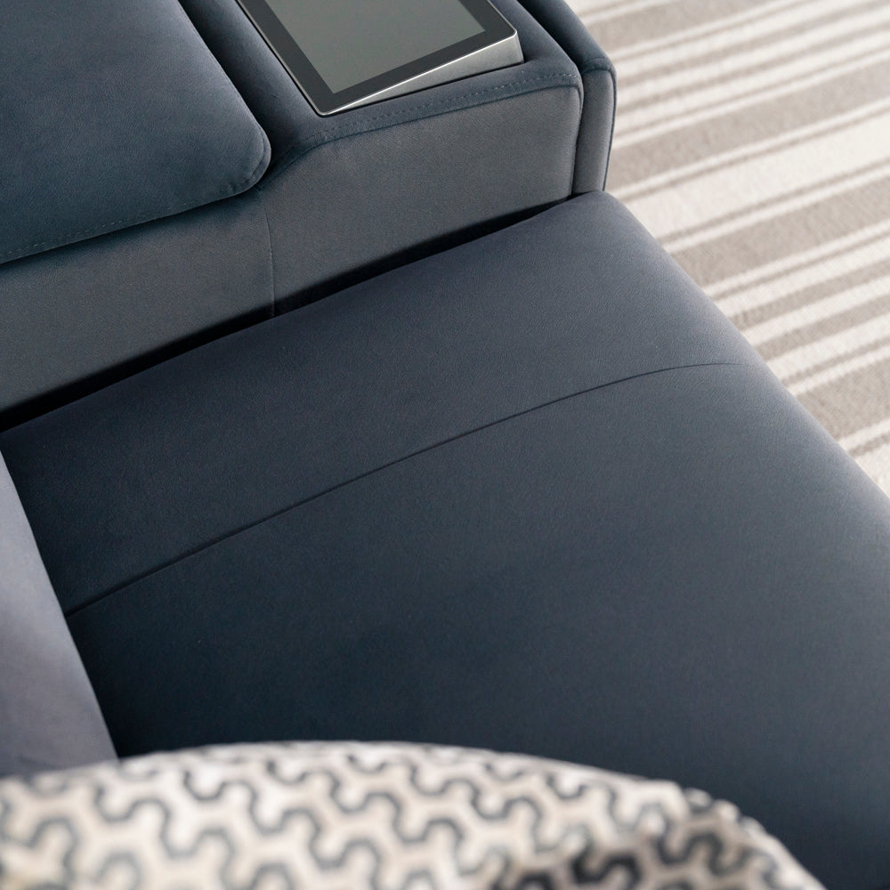 Optima 3 Seater Recliner Power Headrest Tilt With Sofa Screen