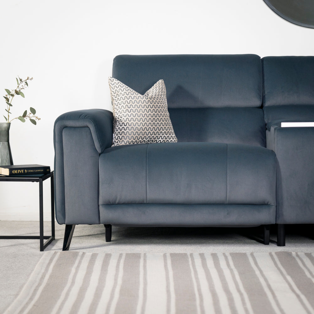 Optima 3 Seater Recliner Power Headrest Tilt With Sofa Screen