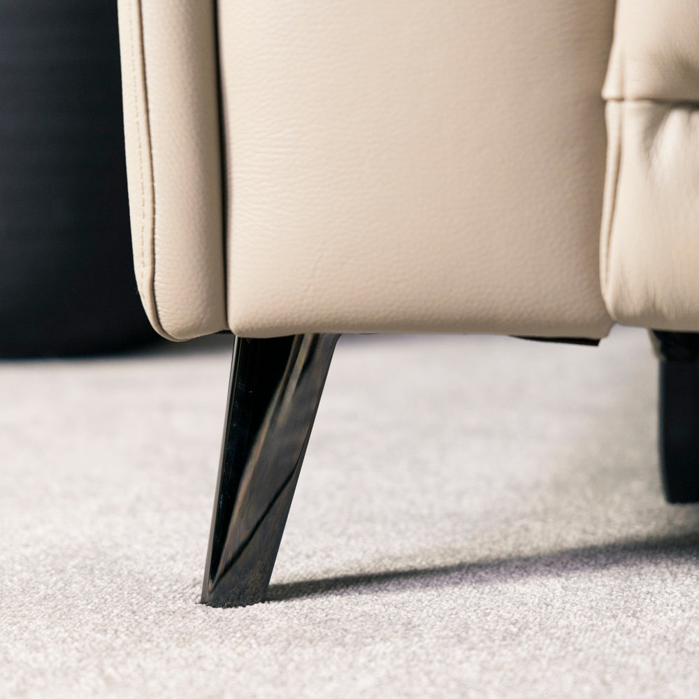 Optima 2 Seater Leather Recliner Power Headrest Tilt