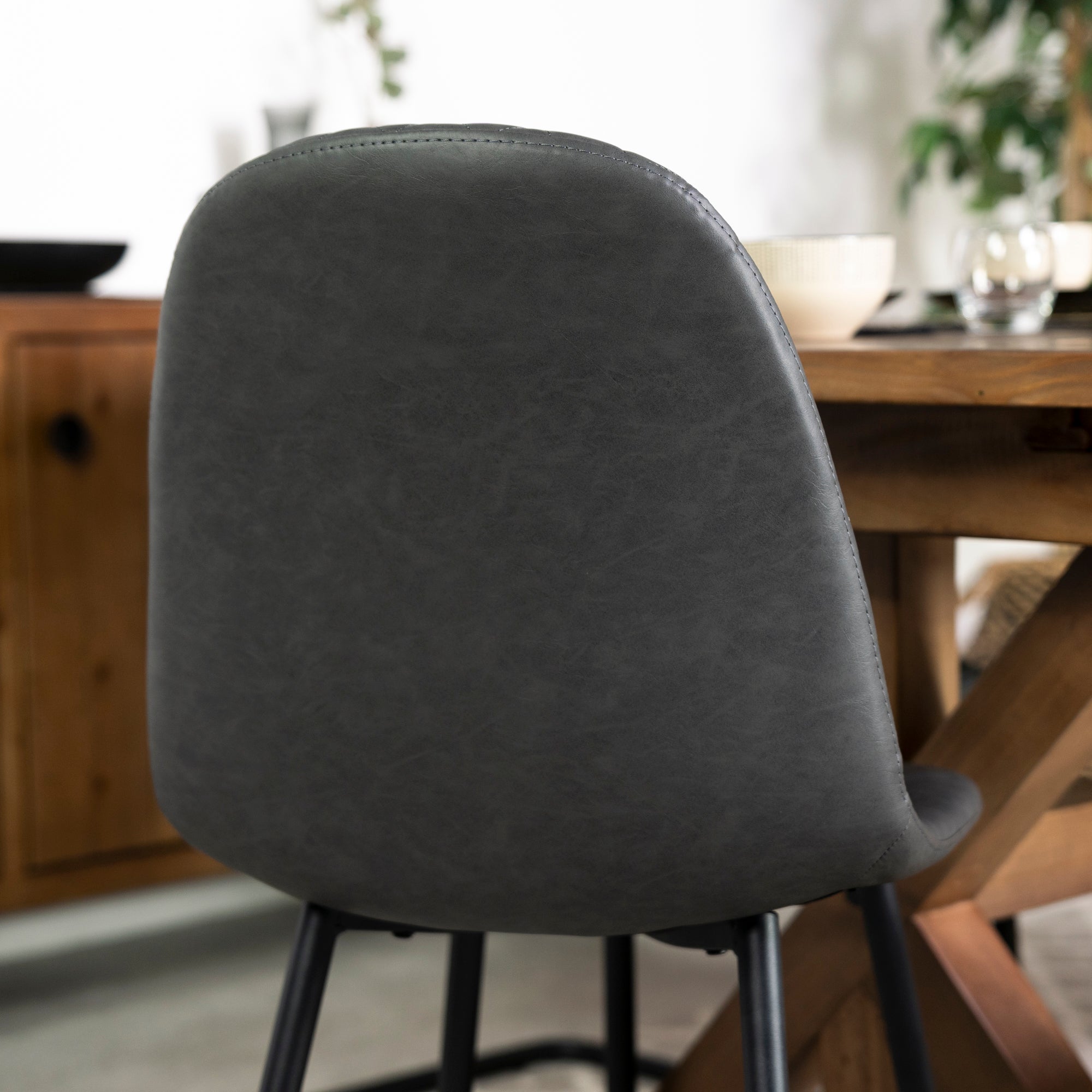 Dallas Charcoal Dining Chair Set Of 2