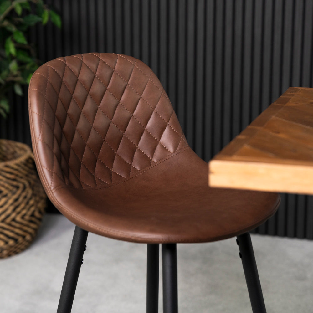 Dallas Brown Bar Stool