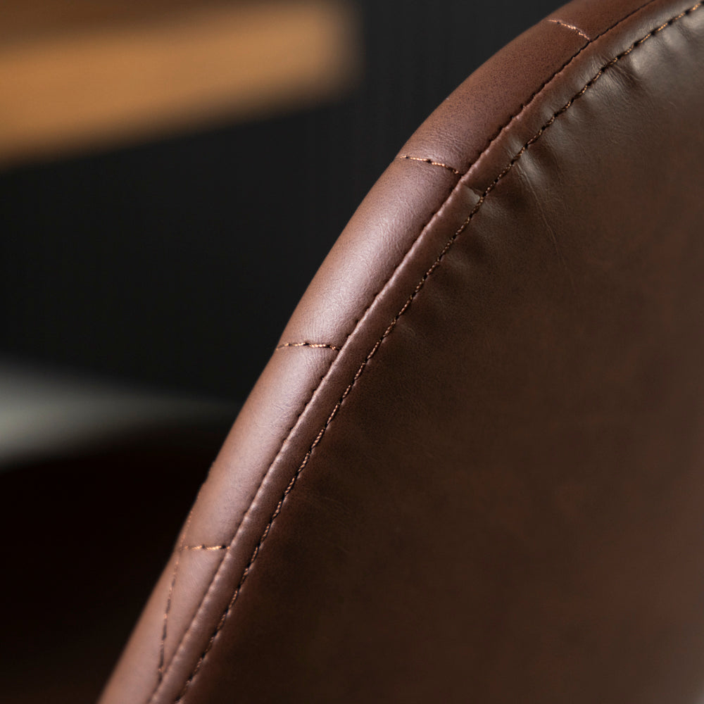 Dallas Brown Bar Stool