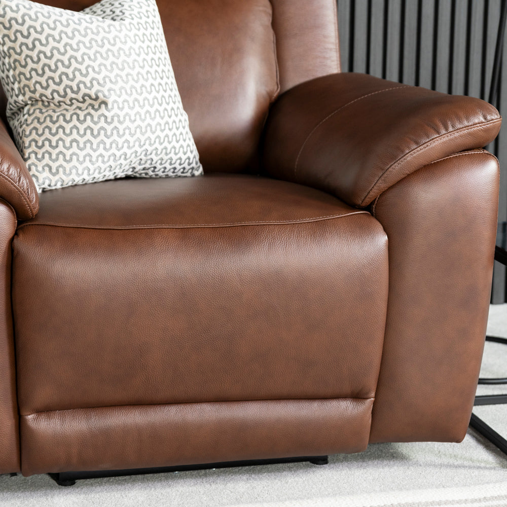 New Hampshire Leather Power Recliner Chair