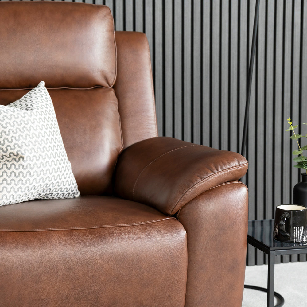 New Hampshire 2 Seater Leather Power Recliner Sofa