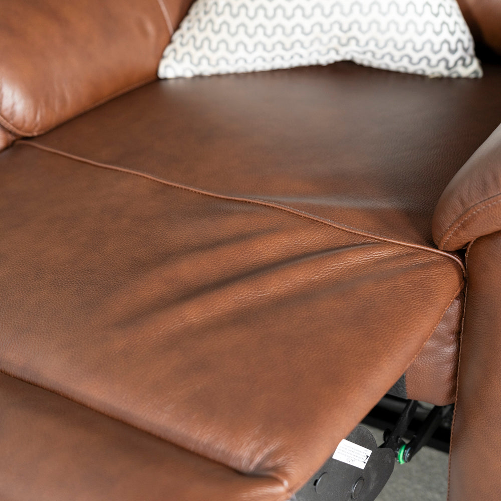 New Hampshire Leather Power Recliner Chair