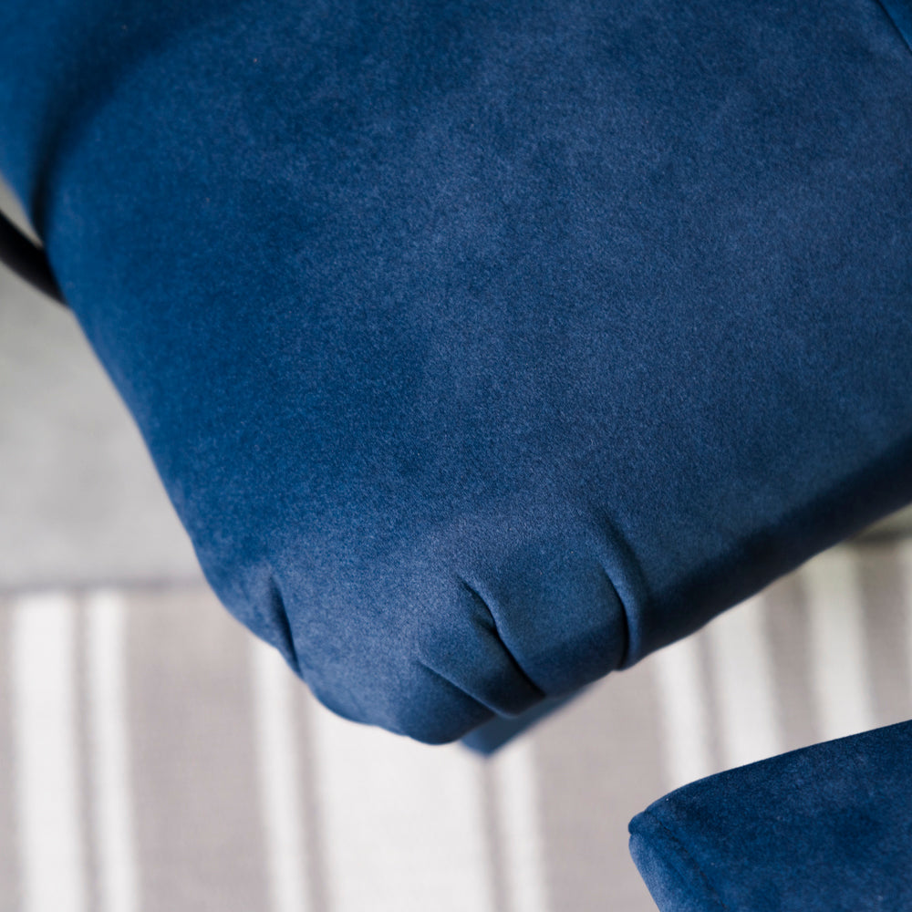 Chill Swivel Rocker Power Recliner Chair - Blue