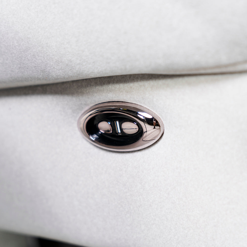 Chill Swivel Rocker Power Recliner Chair - Light Grey