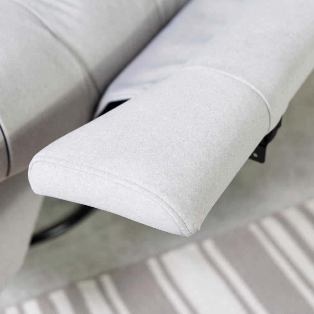 Chill Swivel Rocker Power Recliner Chair - Light Grey