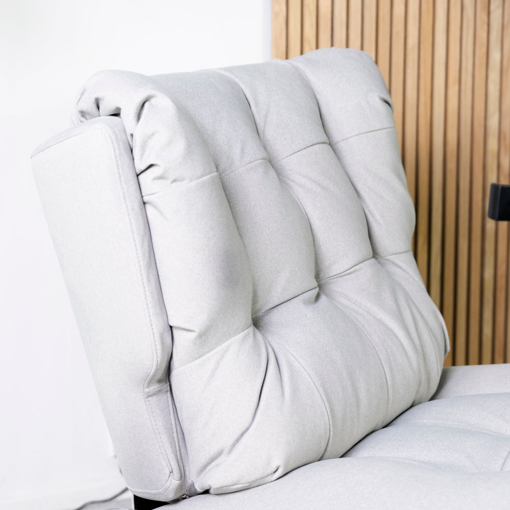 Chill Swivel Rocker Power Recliner Chair - Light Grey