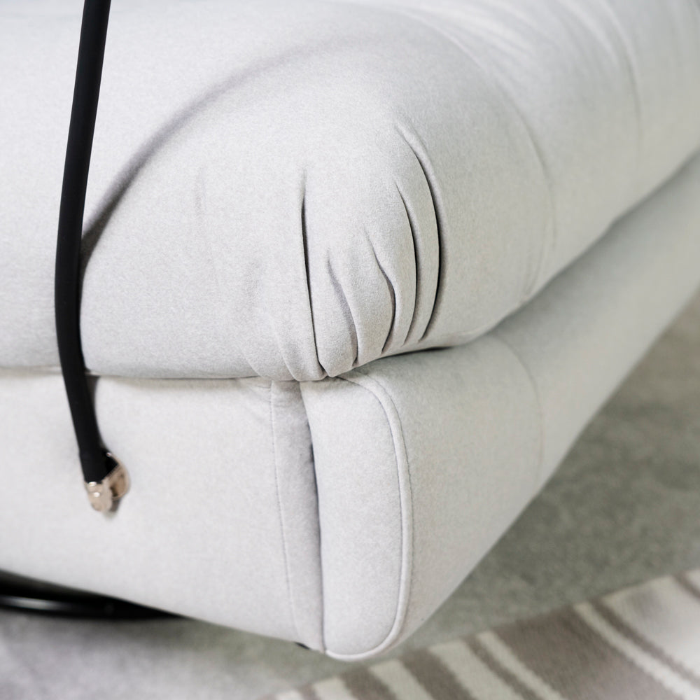 Chill Swivel Rocker Power Recliner Chair - Light Grey