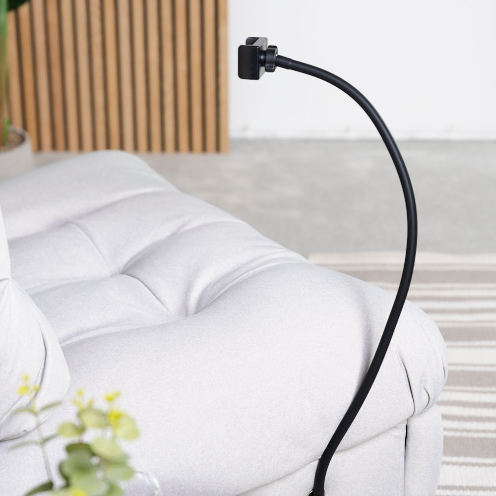 Chill Swivel Rocker Power Recliner Chair - Light Grey