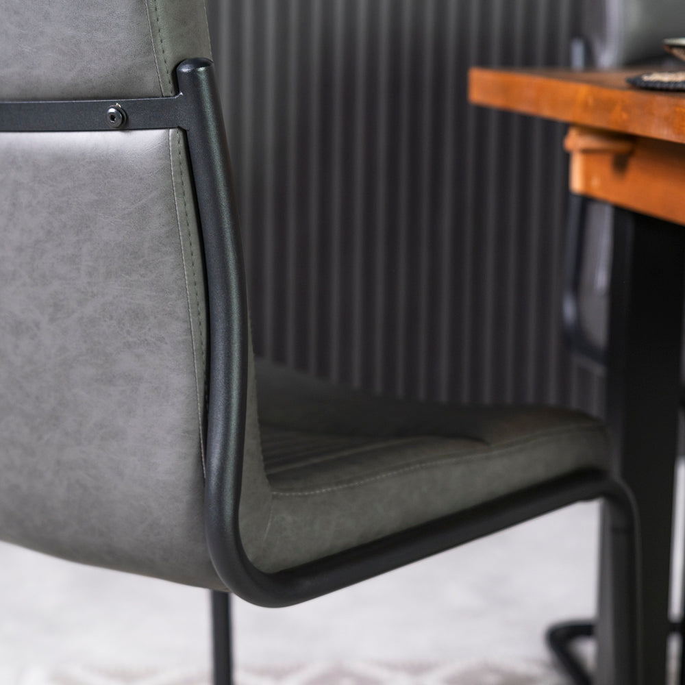 Auburn Grey Dining Chair Set Of 2