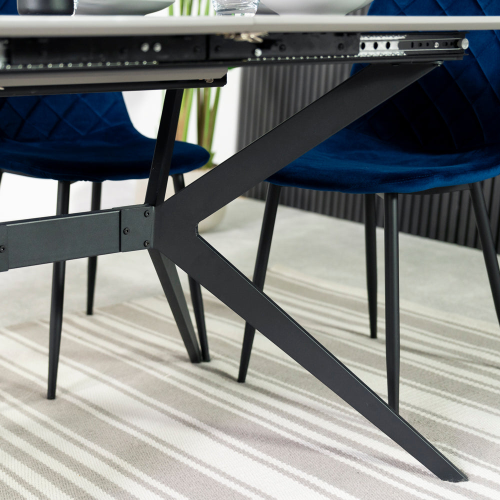 Lola Melamine Extending Dining Table (120cm-160cm)