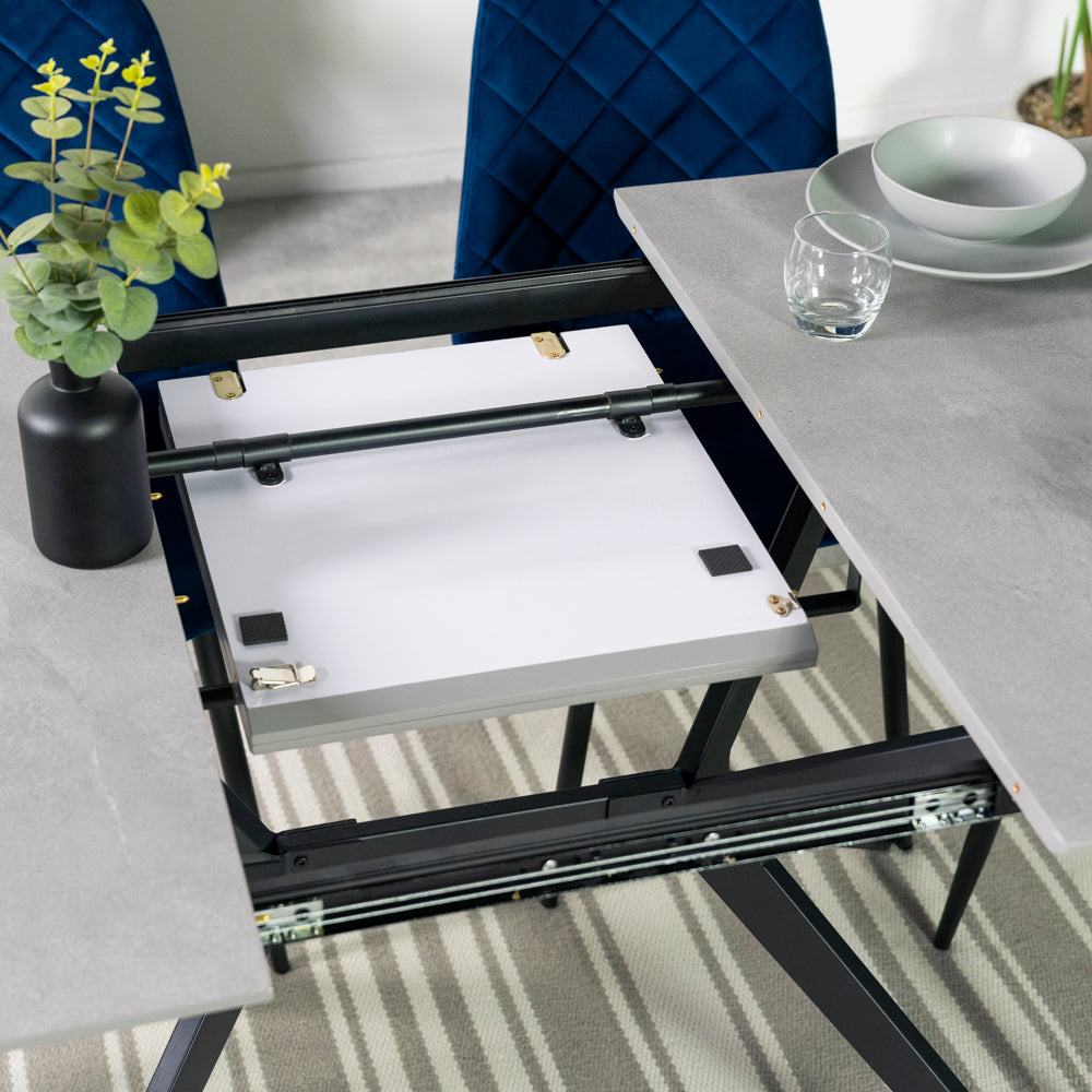 Lola Melamine Extending Dining Table (120cm-160cm)