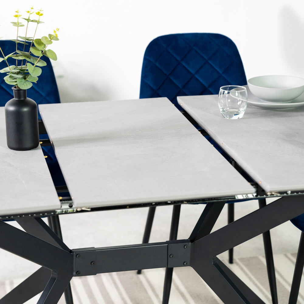Lola Melamine Extending Dining Table (120cm-160cm)