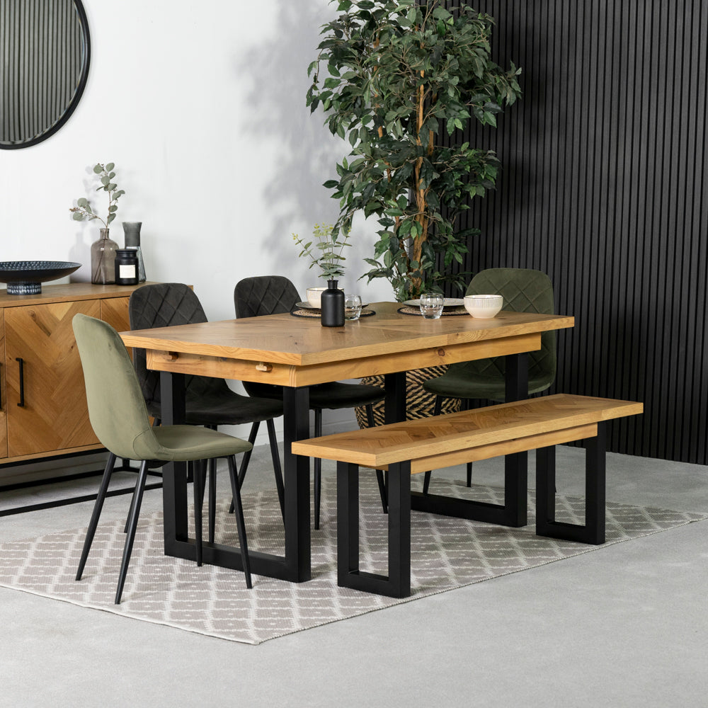 Vienna Oak Dining Bench