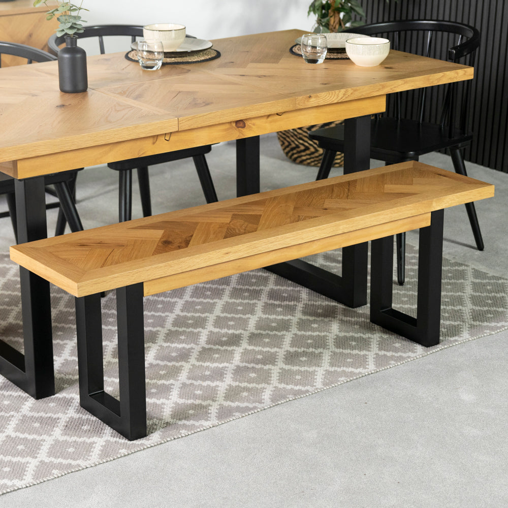 Vienna Oak Dining Bench