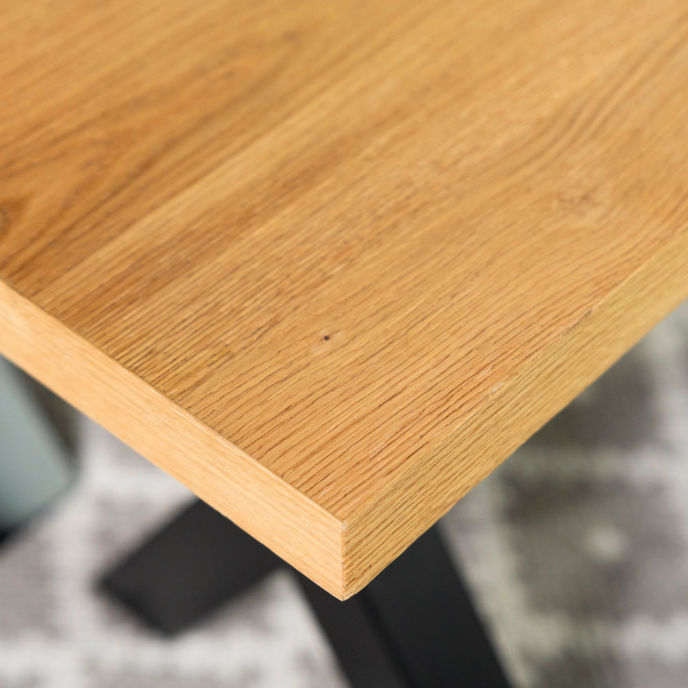 Montana Oak Cross Leg Dining Bench